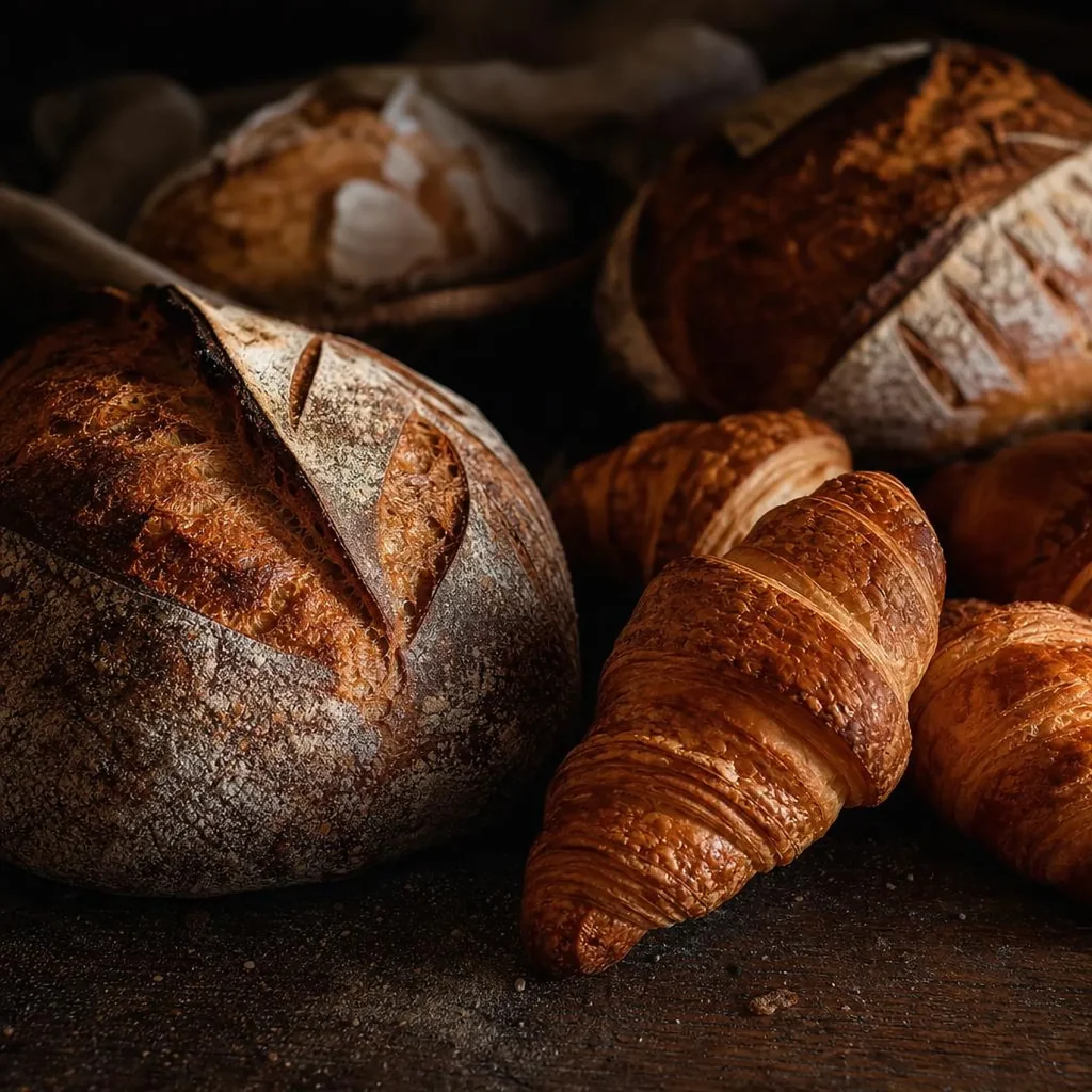 Ambachtelijk zuurdesembrood en croissants uit de bakkerij van THIRD.